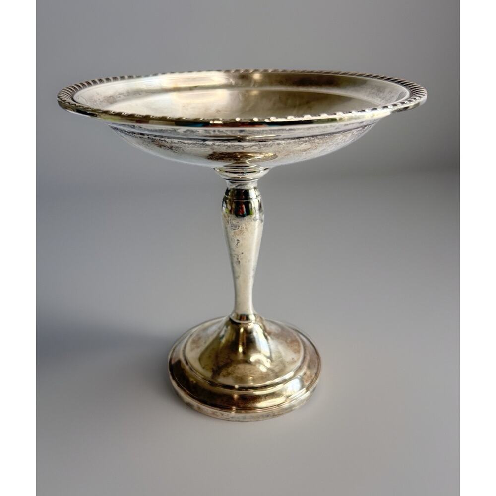 Gorham Sterling VTG Weighted 1940s Pedestal Compote Dish #1103 304 Gram